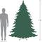 7.5ft. Pre-Lit White Iridescent Alaskan Pine Artificial Christmas Tree, Warm White Lights
